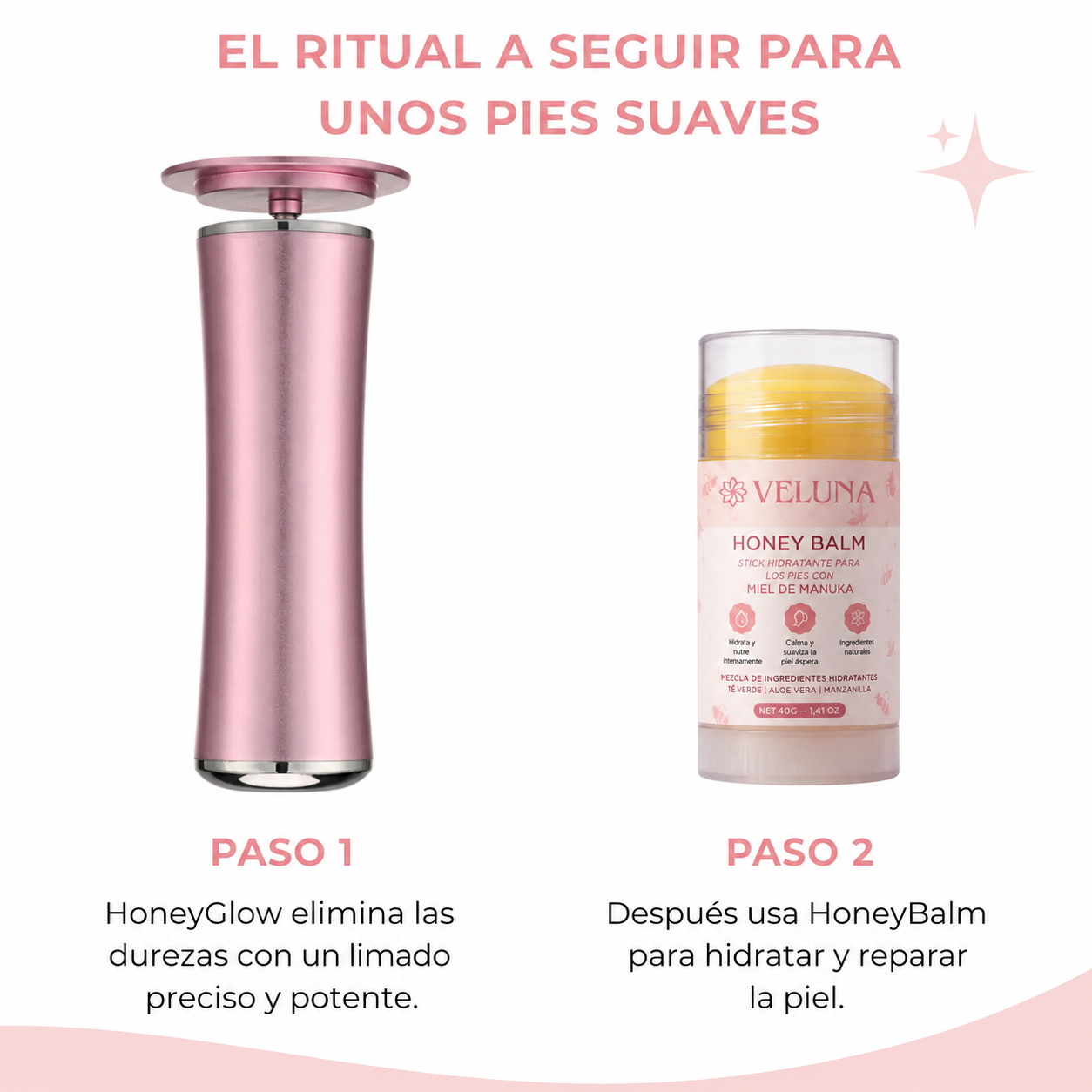 El ritual HoneyGlow y HoneyBalm en 2 pasos