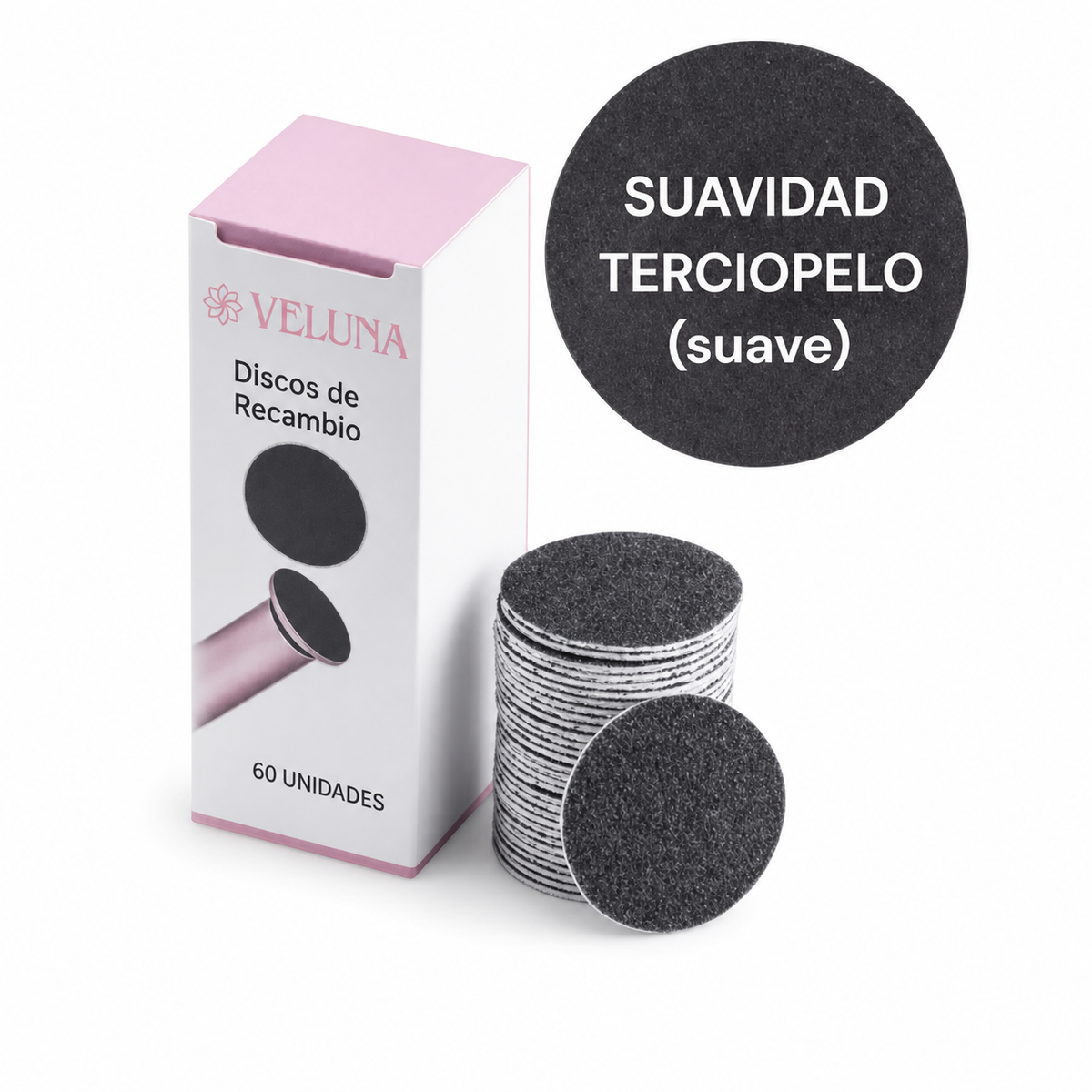 Discos de recambio HoneyGlow grano Suavidad Terciopelo (suave)
